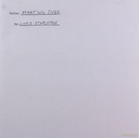 Chris Stapleton: Starting Over