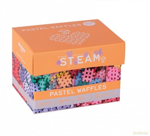 konstrukcyjne Waffle mini pastel 500 el.