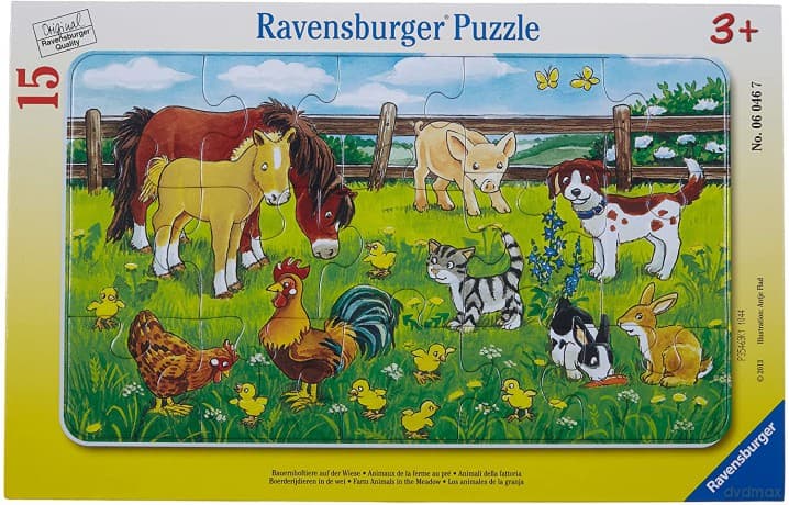 RAVENSBURGER 15 el. ramkowe Zwierzęta domowe 060467