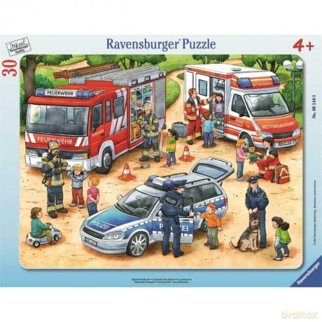 RAVENSBURGER Puzzle ramkowe 30 el. Ekscytujące prace 061440