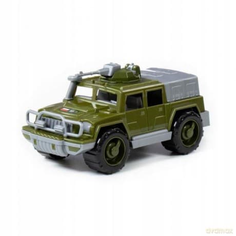 Samochód jeep wojskowy "Zwiadowca" z jednym karabinem maszynowym