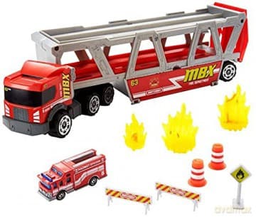 MATCHBOX Transporter Wóz strażacki MATTEL