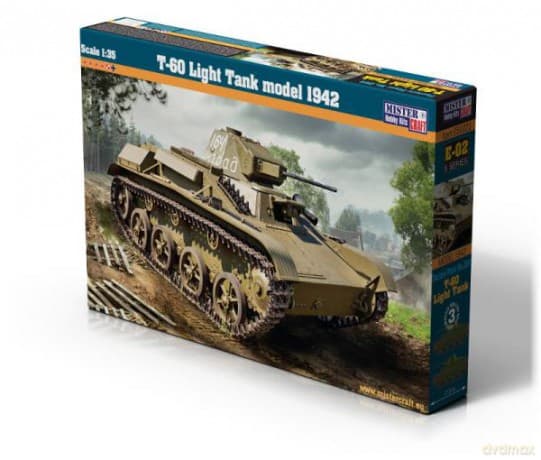 Model czołgu do sklejania T-60 Light Tank 1:35