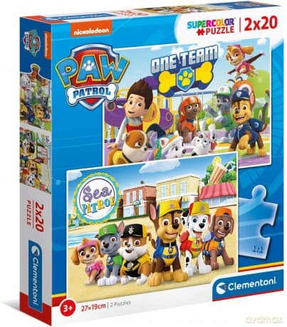 CLEMENTONI 2x20 el. PAW PATROL / Psi Patrol