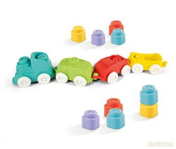 Clementoni Clemmy Pociąg klocki sensoryczne