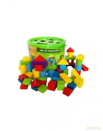 Klocki drewniane 50 el.