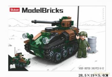 Klocki Wojsko 245 el. Sluban GAZELO