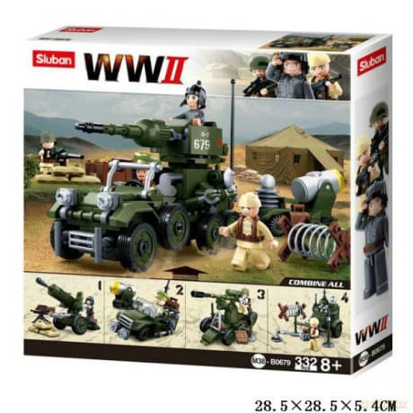 Klocki Wojsko 332 el. Sluban GAZELO