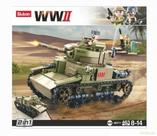 Klocki Wojsko 463 el. Sluban GAZELO