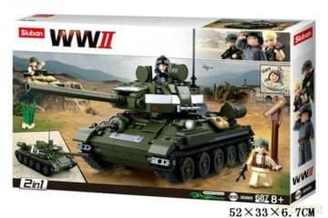 Klocki Wojsko 687 el. Sluban czołg GAZELO