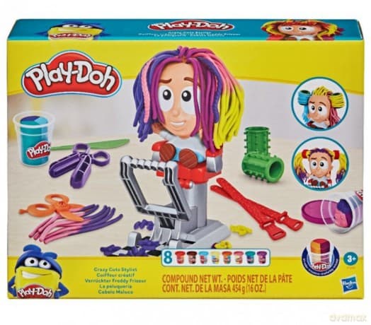 Zestaw z masą plastyczną PlayDoh Fryzjer Nowy