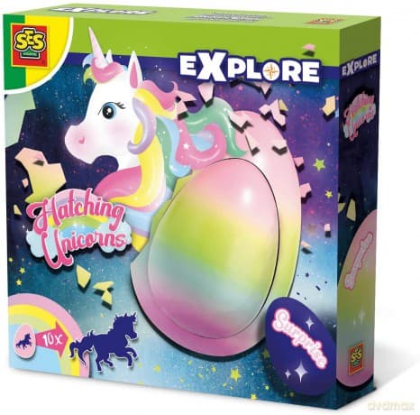 Kreatywna zabawa - Wylęganie jednorożca z jajka