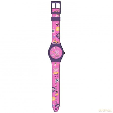 Zegarek analogowy Świnka Peppa w metalowym opakowaniu PP17021