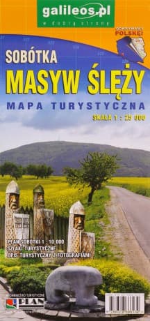 Mapa turystyczna. Masyw Ślęży, Sobótka 1:25 000