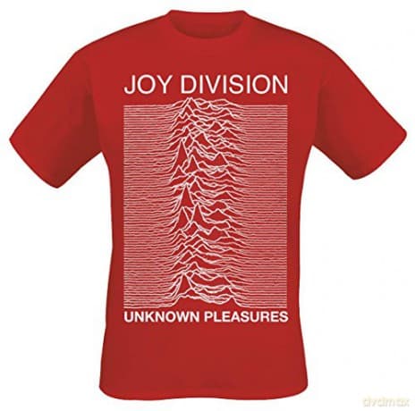 Joy Division: Joy Division Unknown Pleasures T-Shirt Red S