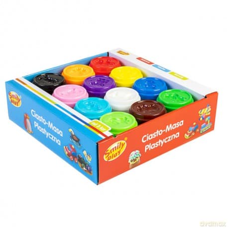 Ciasto masa plastyczna 12 słoiczków