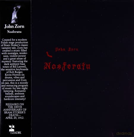 John Zorn, Rob Burger, Kevin Norton, Bill Laswell: John Zorn: Nosferatu (ecopack)