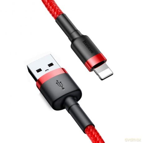 Baseus kabel Cafule USB - Lightning 3,0 m 1,5A czerwono-czerwony