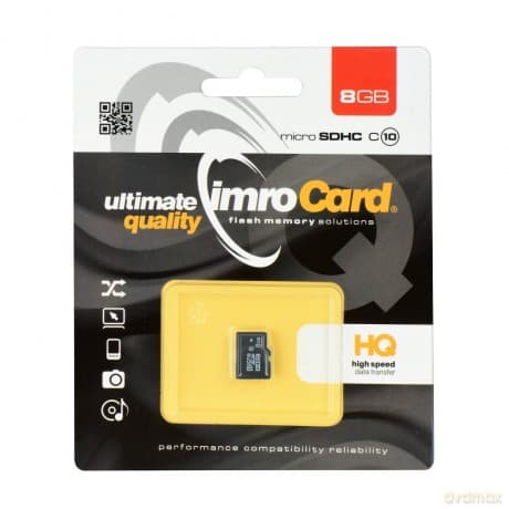 IMRO MicroSDHC 8GB kl.10 bez adaptera