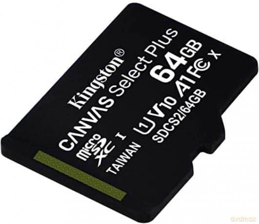 Kingston karta pamięci microSDHC Canvas Select Plus (64GB | class 10 | UHS-I | 100 MB/s)