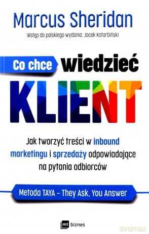 Co chce wiedzieć klient? Jak tworzyć treści w inbound marketingu i sprzedaży odpowiadające na pytania odbiorców - Marcus Sheridan