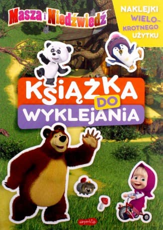 Masza i Niedźwiedź. Książka do wyklejania