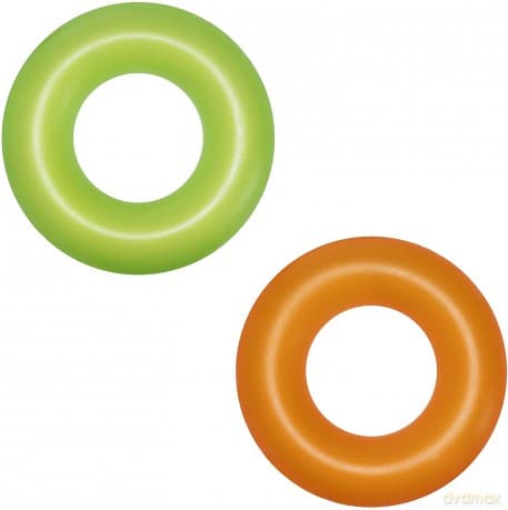 Kółko do pływania Neon 91cm Zieleń/Pomarańcz