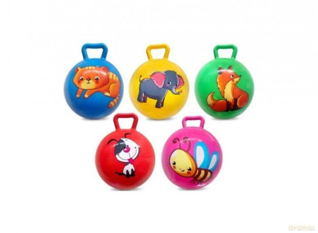 Piłka z rączką i dzwonkiem