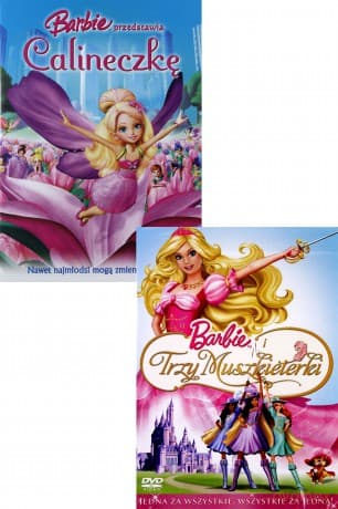 Barbie i trzy muszkieterki / Barbie przedstawia Calineczkę Pakiet