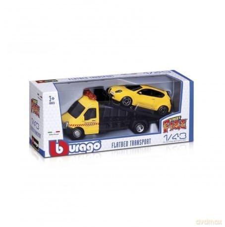 Model metalowy Samochód Laweta Street Fire Flatbed