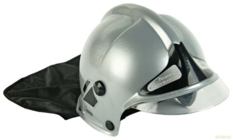 Hełm strażacki srebrny Hełm strażacki srebrny