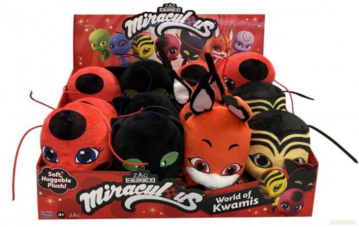 Miraculous: Biedronka i Czarny Kot: Maskotki Kwami (mix)