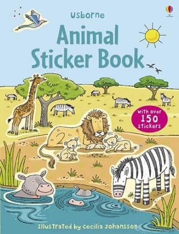 Animal Sticker Book (Usborne Sticker Books) (First Sticker Books series) - Cecilia Johansson