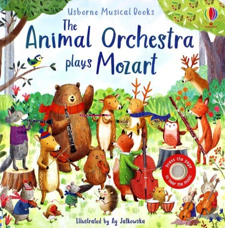 The Animal Orchestra Plays Mozart (Usborne Sound Books): 1: Edition en anglais (Musical Books) - Sam Taplin