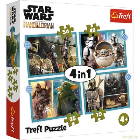 TREFL 4w1 Mandalorian / Lucasfilm Star Wars The Mandalorian (34397)