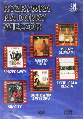 Rozrywka na dobry wieczór: Clerks - Sprzedawcy | Miasto Boga | Między słowami | Sin City | Buntownik z wyboru | Życie i cała reszta
