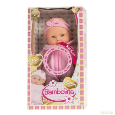 Lalka bambolina amore z dźwiękiem BD1814 AN01