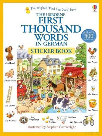 First Thousand Words in German Sticker Book: 1 First Thousand Words Sticker Book - Heather Amery