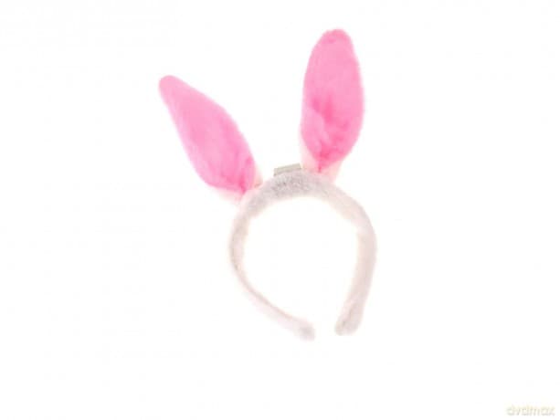 Opaska na głowę uszy królika świecące LED
