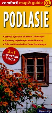 Podlasie laminowany map&guide 2w1 przewodnik i mapa