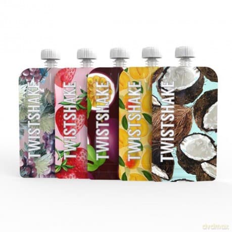 Saszetki na pokarm Twistshake 5x Squeeze Bag 220 ml Fruit