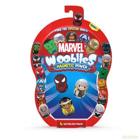 Wooblies Marvel - Figurki Magnetyczne 4-Pack