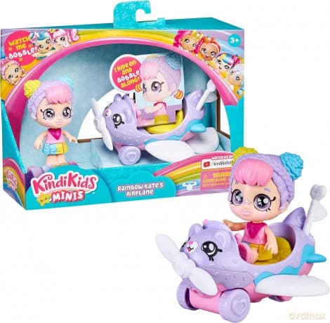 Kindi Kids Mini-Samolot Rainbow Kate