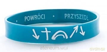 Opaska silikonowa - dobra nowina - turkus