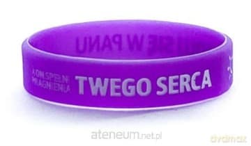 Opaska silikonowa dzieci - Raduj się - fiolet