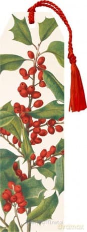 Zakładka 72 ze wstążką Ostrokrzew