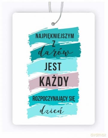 Zawieszka zapachowa - Najpiękniejszym - Ocean - B