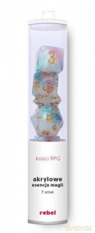 Komplet kości Akrylowe Esencja Magii