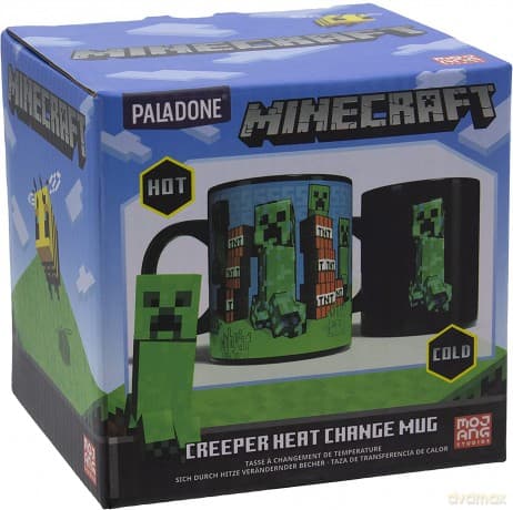 Minecraft Creeper Heat Change Mug / kubek termoaktywny Minecraft Creeper
