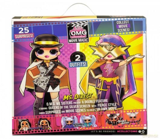 Lalka L.O.L. Surprise OMG Movie Magic Doll, Ms. Direct